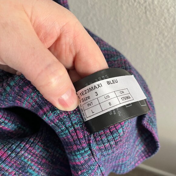 Ba&Sh Womens Maxine Abstract Print Sleeveless Knit Mini Dress Size 8 - Picture 8 of 9